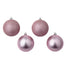100 Mm Plastic Ball Ornament w/Hanger - Pink
