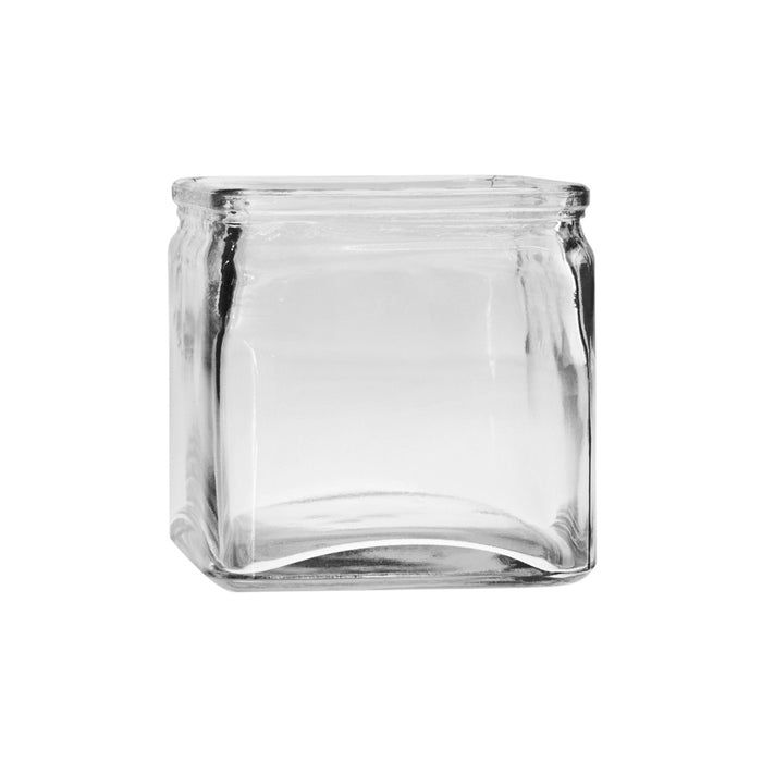 4 in Rimmed Cube Vase