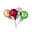 30 Mm Shiny Glass Christmas Balls - Assortment of 4