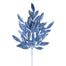 23" Bay Leaf Glitter Spray - Water Blue