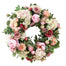 24" Garden Flowers Wreath - Pink