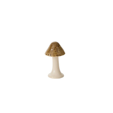 6.5 in Speckled Mushroom Figurine