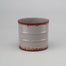 5" Ceramic Cylinder Distressed Pot - Grey