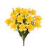 18" Polyester Daffodil Bush X 14 - Gold/Yellow