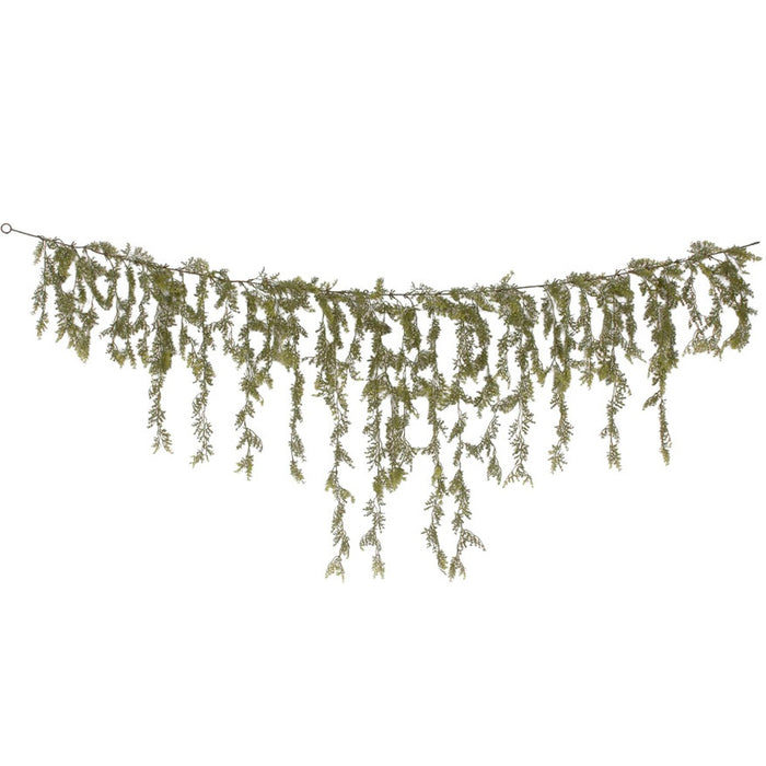6 ft Mini Monterey Cypress Weeping Garland - Light Green
