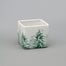 Pot w/Xmas Trees - Green/White