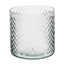 8" Cross Etched Cut Cylinder
