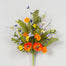 Polyester Poppy Bush - Orange/Purple