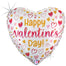 18" Valentine Ombre Hearts Balloon