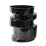 8" Kartell Glass Vase - Black