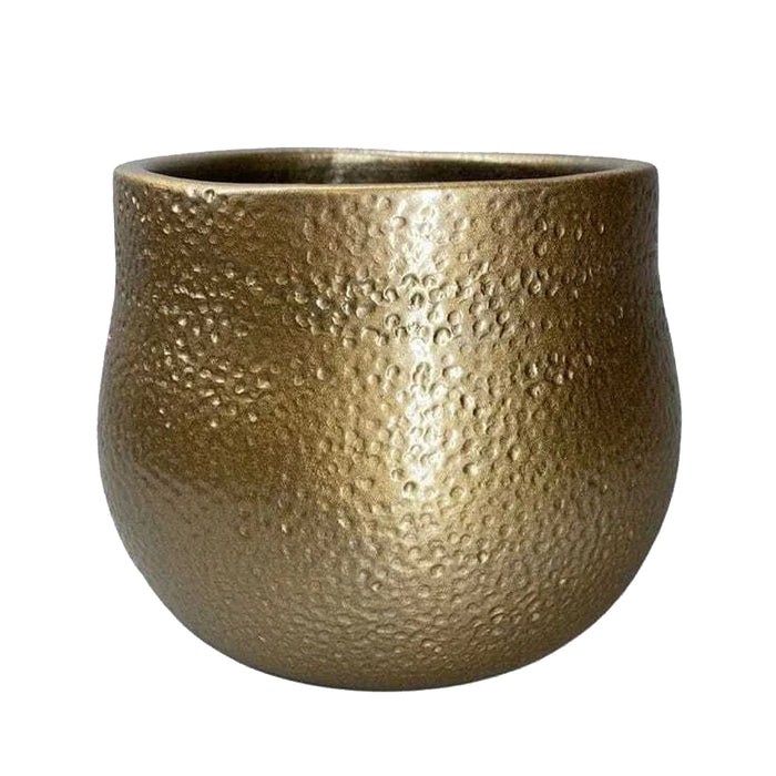 12" Aluminum Planter - Bronze