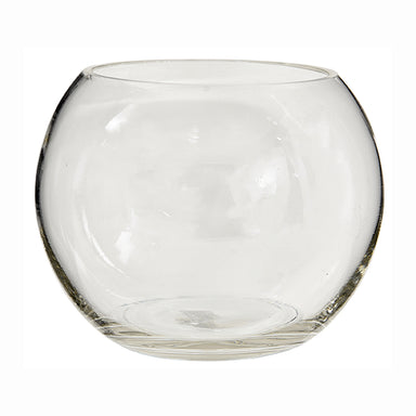 6" Wide Hand Blown Glass Bubble Ball