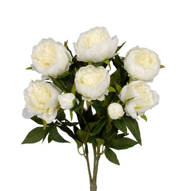 22" Polyester Peony Bush