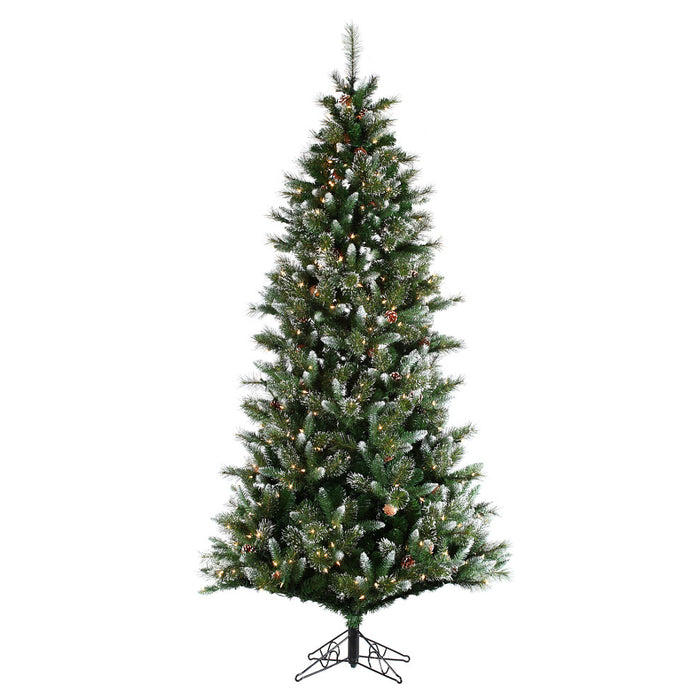 7.5' Slim Mixed Snow Pine Tree