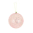 120 Mm Sequin Beads Ball Ornament - Iridescent Pink