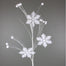 24 in Glitter Snowflake Spray - White