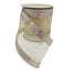 Mesh Glittered Edge Platinum Ribbon