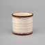 5" X 4-1/2" Ceramic Cylinder Distressed Pot - Cream
