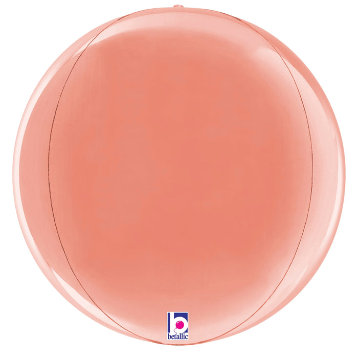 22" Globe Balloon - Rose Gold