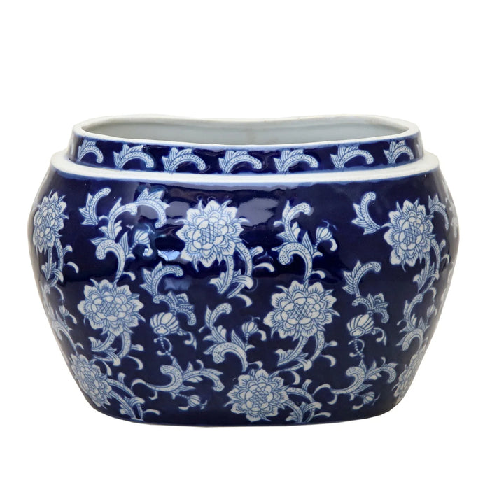 12" Longlife Oval Planter - Blue
