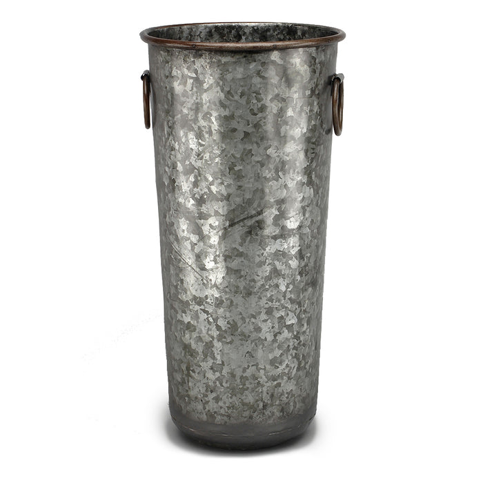 Metal Watertight Flower Bucket w/Ring Handles
