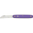 Straight 4" Blade, Purple Handle