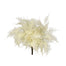 16" Flocked Fern Bush - Cream