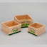 Square Wooden Planter w/"Pine Creek Tree Farm" - Medium