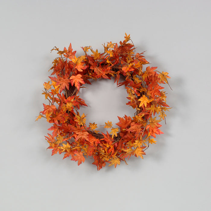Mixed Maple Leaves Wreath