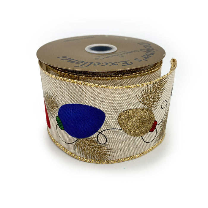 Light Bulbs Ribbon - Multi