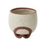 5.25 in Omni Footed Pot - Terracotta