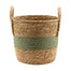 Sage Seagrass Tree Cover Basket Medium