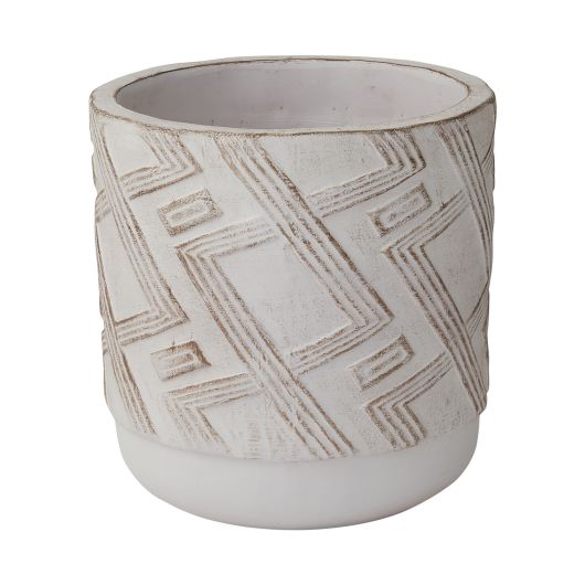 Candler Planter - White