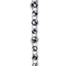 Buffalo Plaid Covered Pom Poms Garland - White/Black