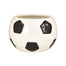 5.75 in Soccer Ball Ceramic Planter