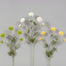 Polyester Pom-Pom Mum w/Flowers
