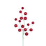 31 in Tinsel Ball Branch - Red