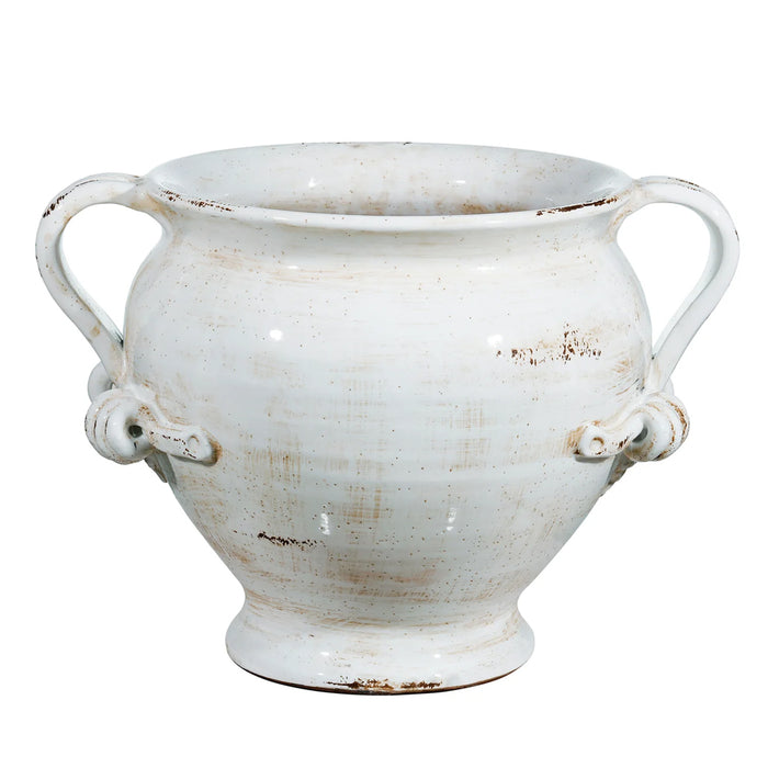 20" Rutherford Footed Planter - Antique White