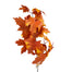 32" Maple Leaf Spray - Orange