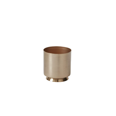 3.25" x 3.5" Soleil Pot - Gold