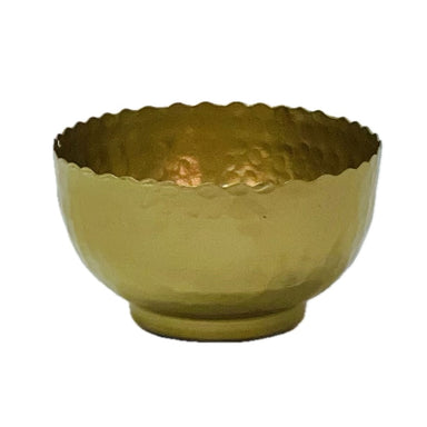 6 in Gold Iron Bowl