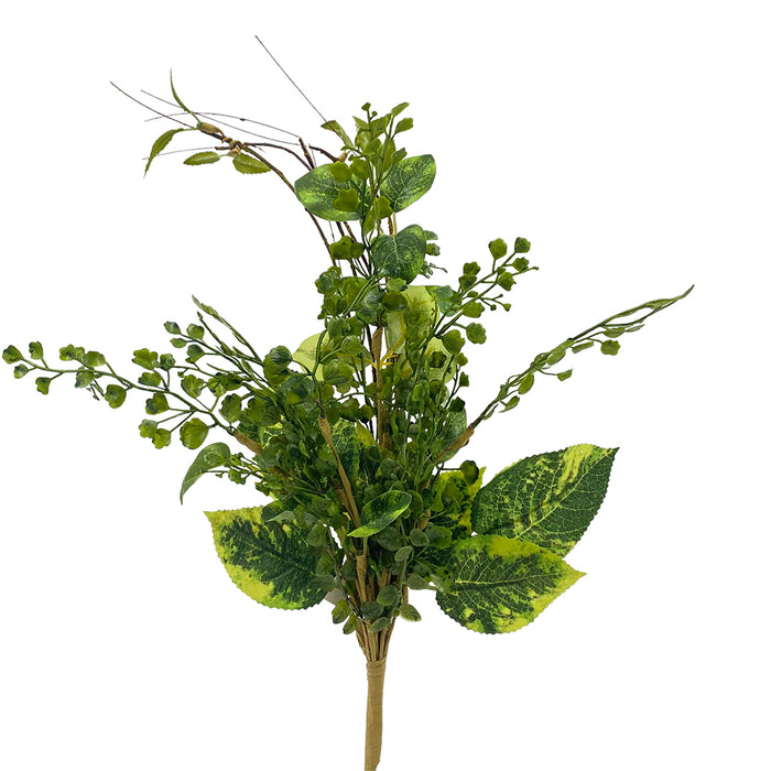 Mixed Foliage Pick - Green