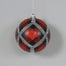 Plaid Plastic Ball Ornament