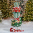 4 ft Tall Large Iron Christmas Sleigh w/Presents
