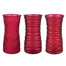 8 1/2" Rose Vase Ruby