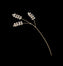 Diamond Leaf Spray - Gold
