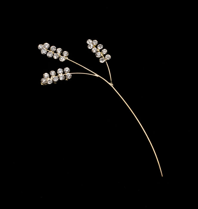 Diamond Leaf Spray - Gold