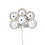30 mm Glass Christmas Ball - Silver