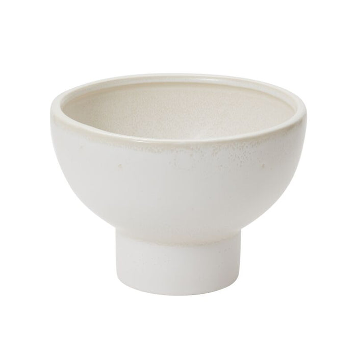 7.25" Elijah Compote - White