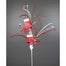 32 in Skate Pine Spray - Red/White